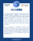 NOTA DE REPÚDIO