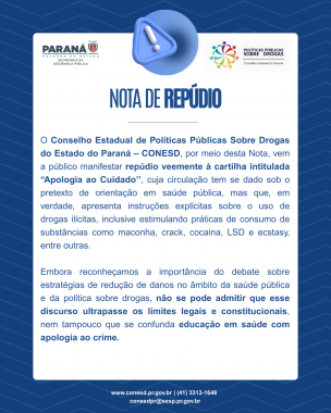 NOTA DE REPÚDIO