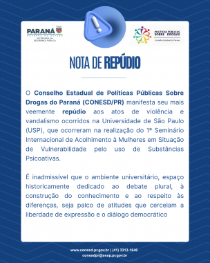 NOTA DE REPÚDIO