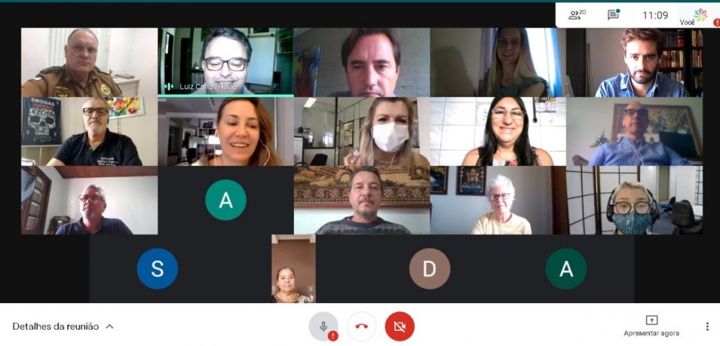 Primeira reunião CONESD biênio 2021 - 2022