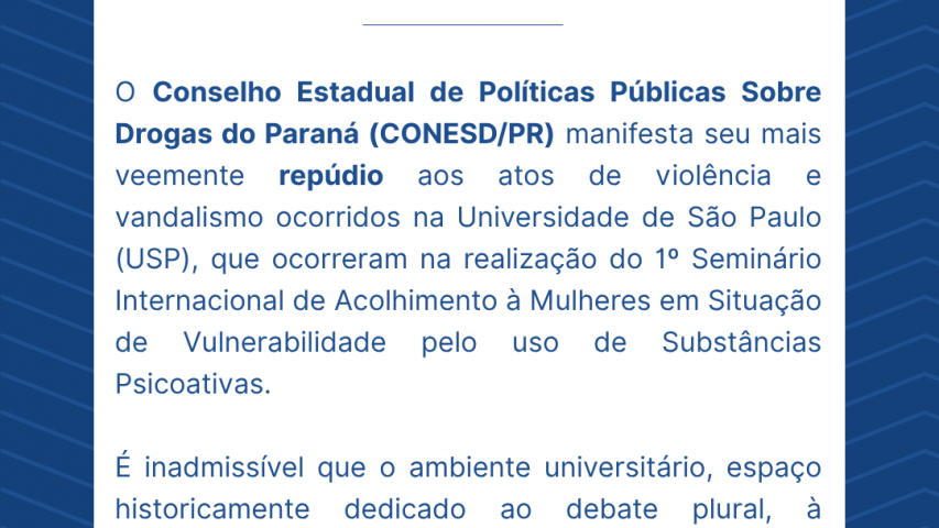 NOTA DE REPÚDIO